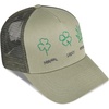 Lucky Brand Trucker Hat | Snapback | Adjustable | Mesh Back | Retro | Baseball Cap | Golf | Fishing | American Heritage(Super Lucky Trucker – Moss)