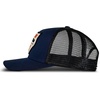 Lucky Brand Trucker Hat | Snapback | Adjustable | Mesh Back | Retro | Baseball Cap | Golf | Fishing | American Heritage(Vintage Patch – Navy)