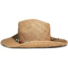 Lucky Brand Women’s Straw Cowboy Hat | Rope Design | Western | Style | Fashion | Sun Protection | Breathable(Turquoise Beading – Natural)