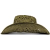 Lucky Brand Women’s Straw Cowboy Hat | Rope Design | Western | Style | Fashion | Sun Protection | Breathable(Woven Straw – Olive)
