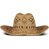 Lucky Brand Women’s Straw Cowboy Hat | Rope Design | Western | Style | Fashion | Sun Protection | Breathable(Woven Straw – Tan)