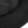 Lucky Brand Women’s Straw Cowboy Hat | Rope Design | Western | Style | Fashion | Sun Protection | Breathable(Woven Western – Black)