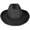 Lucky Brand Women’s Straw Cowboy Hat | Rope Design | Western | Style | Fashion | Sun Protection | Breathable(Woven Western – Black)