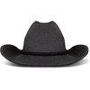 Lucky Brand Women’s Straw Cowboy Hat | Rope Design | Western | Style | Fashion | Sun Protection | Breathable(Woven Western – Black)