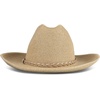 Lucky Brand Women’s Straw Cowboy Hat | Rope Design | Western | Style | Fashion | Sun Protection | Breathable(Woven Western – Stone)