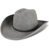 Lucky Brand Women’s Straw Cowboy Hat | Rope Design | Western | Style | Fashion | Sun Protection | Breathable(Grey)
