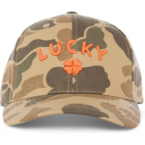 Lucky Brand Classic Cotton Adjustable | Dad Hat | Baseball Cap | Golf | Fishing | Low Profile | 5 Panel Design(Lucky – Camo)