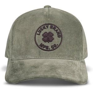 Lucky Brand Classic Cotton Adjustable | Dad Hat | Baseball Cap | Golf | Fishing | Low Profile | 5 Panel Design(Mfg Co Embroidered – Moss)