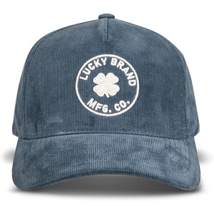 Lucky Brand Classic Cotton Adjustable | Dad Hat | Baseball Cap | Golf | Fishing | Low Profile | 5 Panel Design(Mfg Co Embroidered – Ocean)