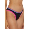 Lucky Brand Women’s Avila Hipster Bikini Bottom, Cheeky Coverage, Swimwear Separates for Women(Black)