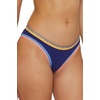 Lucky Brand Women’s Avila Hipster Bikini Bottom, Cheeky Coverage, Swimwear Separates for Women(Navy)