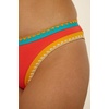 Lucky Brand Women’s Avila Hipster Bikini Bottom, Cheeky Coverage, Swimwear Separates for Women(Scarlet)