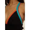 Lucky Brand Women’s Avila One Piece Swimsuit, Adjustable, Bathing Suits for Women(Black)