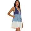 Lucky Brand Women’s Lagos Tiered Dress, Casual, Beach Cover Ups for Women(Navy)