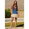 Lucky Brand Women’s Lagos Tiered Dress, Casual, Beach Cover Ups for Women(Peacock)