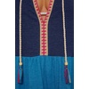 Lucky Brand Women’s Lagos Tiered Dress, Casual, Beach Cover Ups for Women(Peacock)
