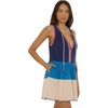 Lucky Brand Women’s Lagos Tiered Dress, Casual, Beach Cover Ups for Women(Peacock)
