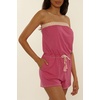 Lucky Brand Women’s Laguna Short Romper, Casual, Pull On, Beach Cover Ups for Women(Berry)
