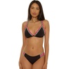 Lucky Brand Women’s Malaga Halter Bikini Top, Adjustable, Tie Back, Swimwear Separates for Women(Black)