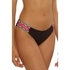 Lucky Brand Women’s Malaga Tab Side Bikini Bottom, Cheeky Coverage, Swimwear Separates for Women(Black)