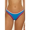 Lucky Brand Women’s Avila Hipster Bikini Bottom, Cheeky Coverage, Swimwear Separates for Women(Peacock)