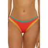 Lucky Brand Women’s Avila Hipster Bikini Bottom, Cheeky Coverage, Swimwear Separates for Women(Scarlet)