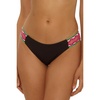 Lucky Brand Women’s Malaga Tab Side Bikini Bottom, Cheeky Coverage, Swimwear Separates for Women(Black)