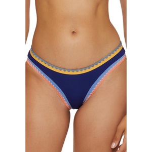 Lucky Brand Women’s Avila Hipster Bikini Bottom, Cheeky Coverage, Swimwear Separates for Women(Navy)