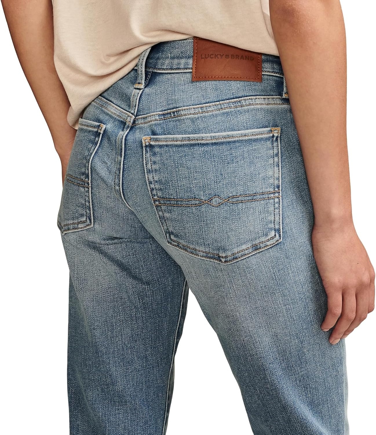 image:imageLucky Brand Womens Mid Rise Sweet StraightJeansWanderer