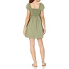 Lucky Brand Women’s Babydoll Mini Dress(Dusty Olive)
