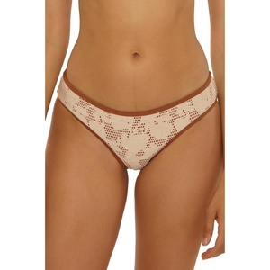 Lucky Brand Women’s Belize Crochet Bikini Bottom, Cheeky Coverage, Swimwear Separates for Women(Natural)