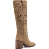 Lucky Brand Adana Knee High Wide Calf Boots(Distressed Natural)