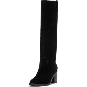 Lucky Brand Adana Knee High Wide Calf Boots(Black 1)