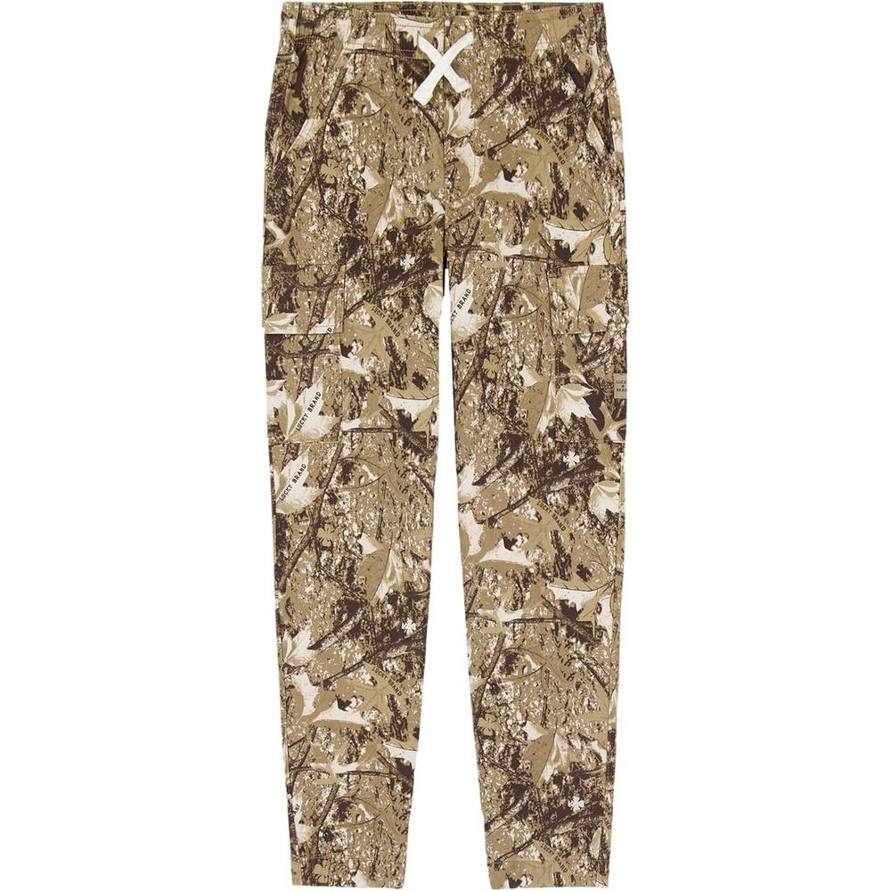 image:imageLucky Brand Boys Pullon Stretch Twill Cargo Jogger Drawstring Closure amp Elastic CuffsKelp Forest Camo