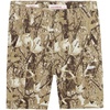 Lucky Brand Boys’ Classic Fit Cargo Shorts, Zipper Fly & Button Closure(Kelp Forest Camo)