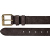 Lucky Brand Men’s Jeans Leather Belt| Classic| Casual| Dress| Everyday| American Heritage| Genuine Leather| Metal Buckle(Suede – Brown)